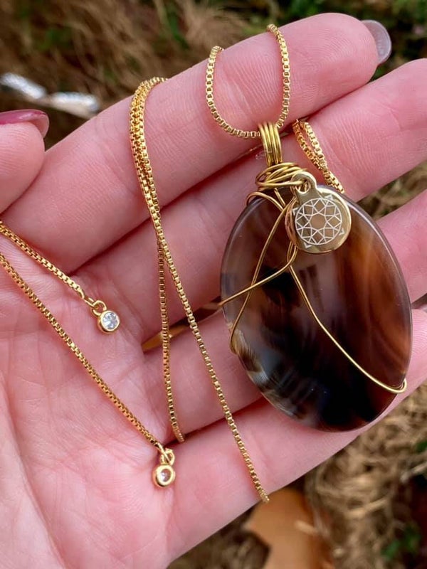 Montana Agate Pendant