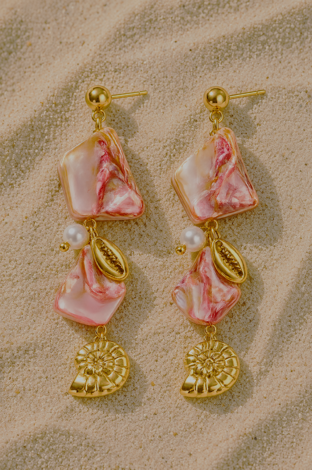 Coral Whisper Earings