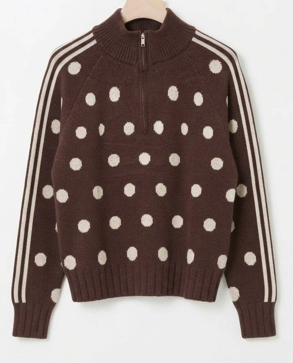Vest Dot Brown