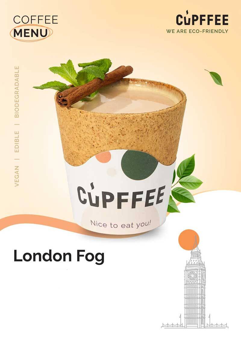 Essbare Becher London Fog