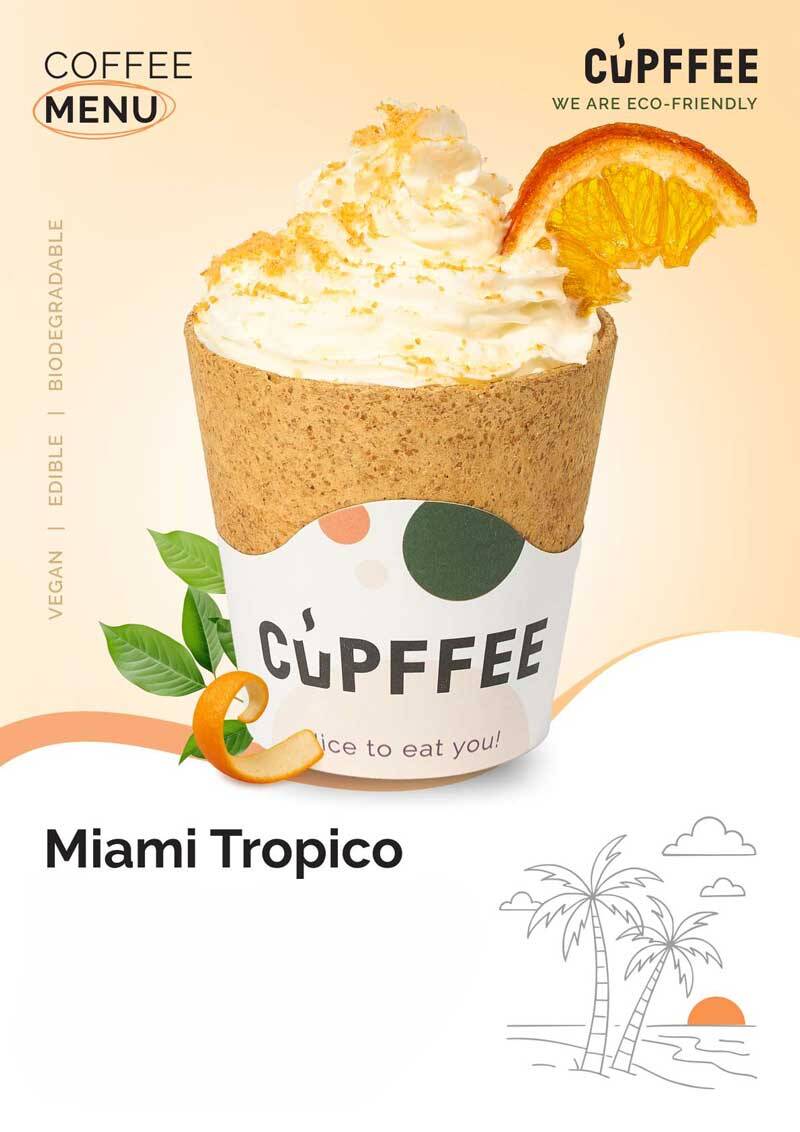 Essbare Becher Miami Tropico