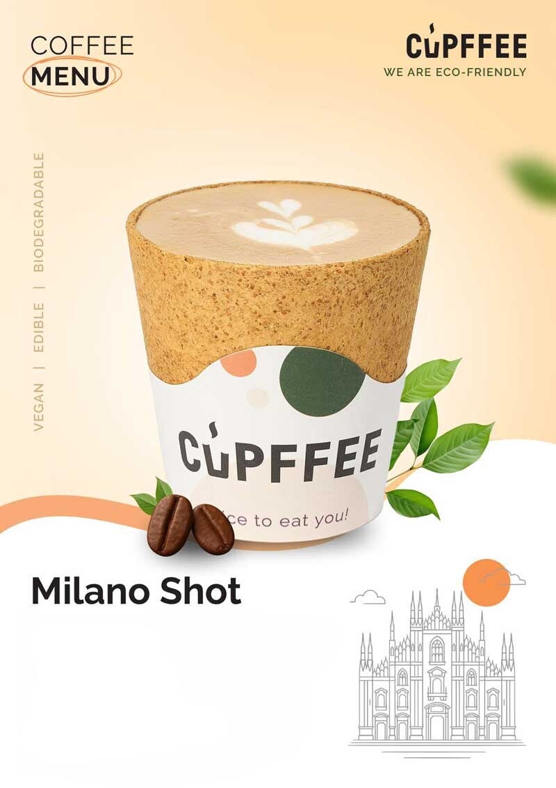 Essbare Becher Milano Shot