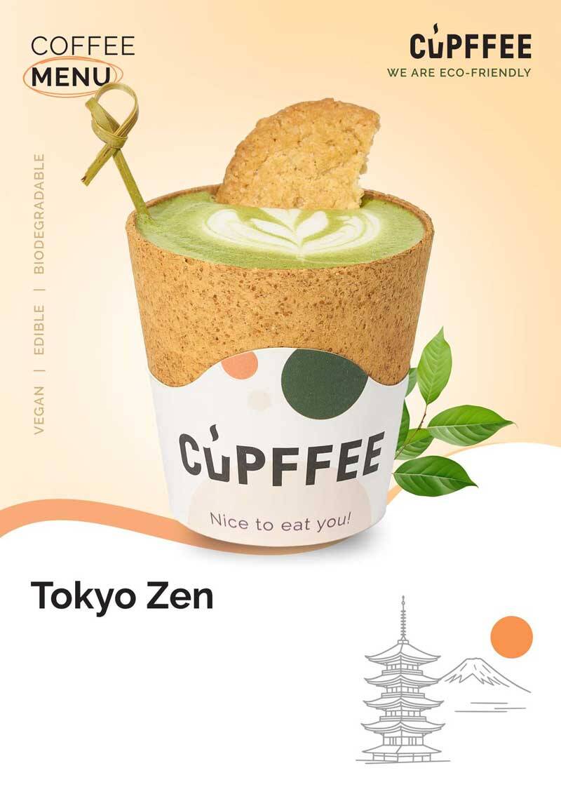 Essbare Becher Tokyo Zen