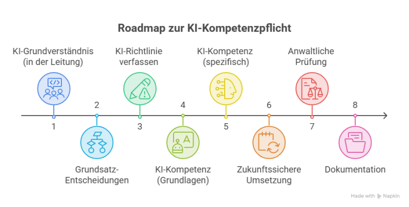 Roadmap zur KI-Kompetenzpflicht