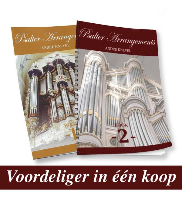 Combi Psalter Arrangements - book 1 en book 2 in notenschrift by André Knevel (combivoordeel alleen in notenschrift)