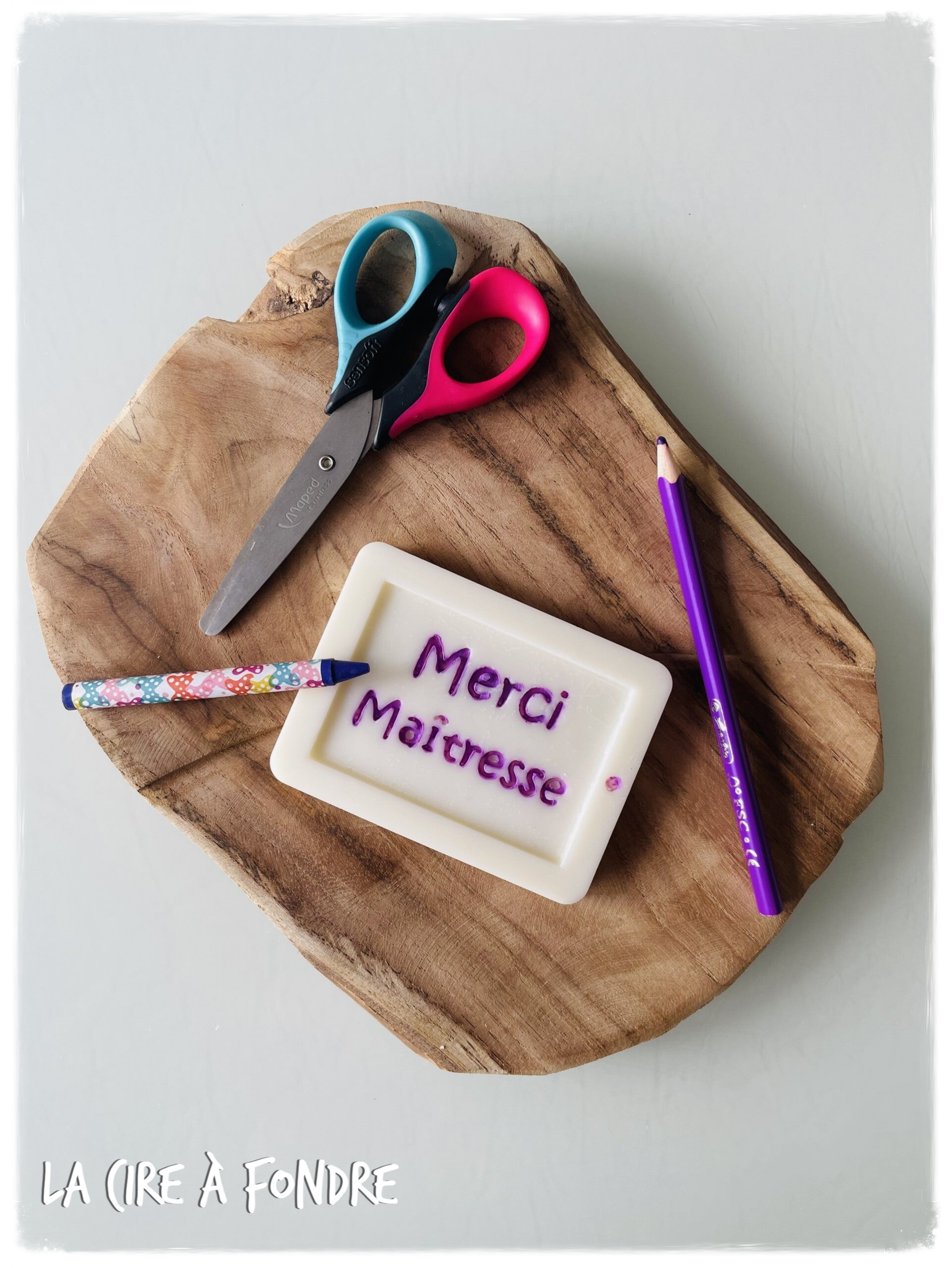 Les ardoises "Merci Maîtresse"