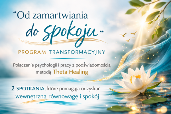 „Od zamartwiania do spokoju” Transformacyjny kurs 2 dniowy online.