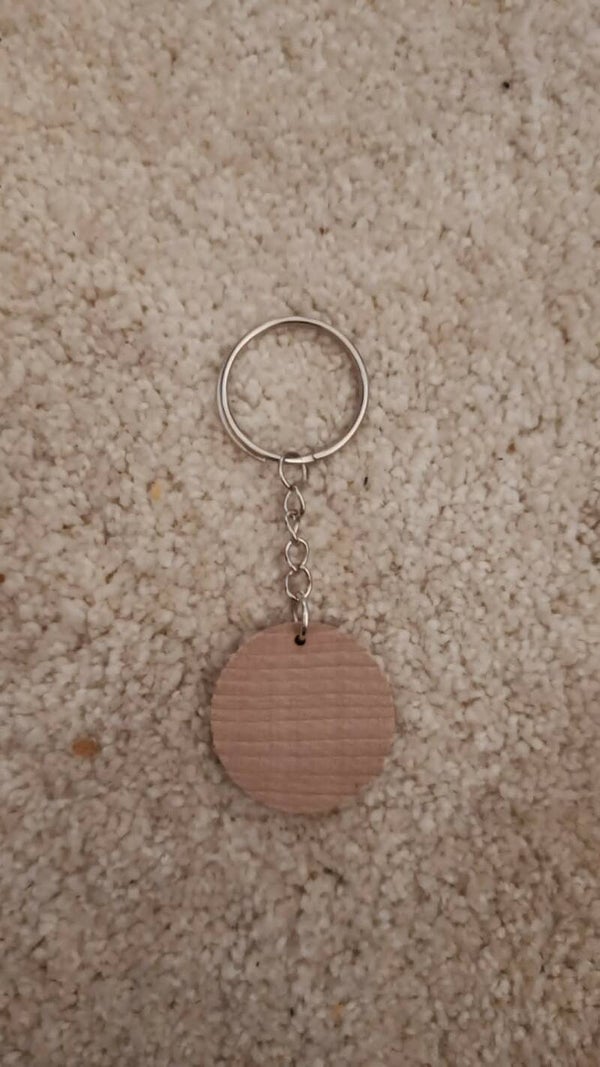 porte clé en bois