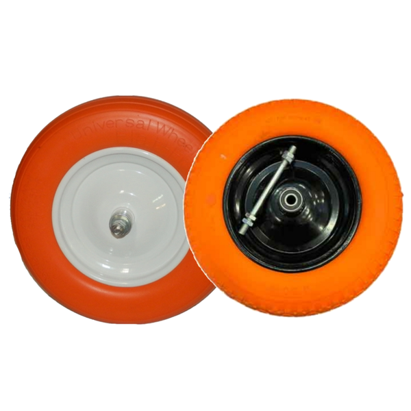 RUOTA PER CARRIOLA PIENA ANTIFORATURA IN POLIURETANO PU MODELLO VESPA 3.50-8