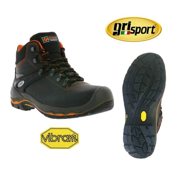 SCARPE ANTINFORTUNISTICA GRISPORT VIBRAM S3 HRO DA LAVORO TREKKING CACCIA SCARPE SCARPONCINI