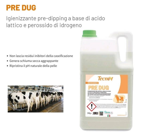 DETERGENTE MUNGITURA PRE DIPPING, 10KG PRIMA-MUNGITURA TRATTAMENTO DEL CAPEZZOLO