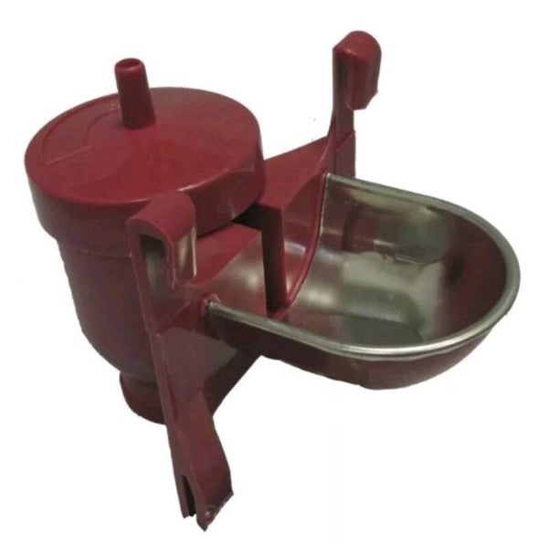 ABBEVERATOIO PER GALLINE POLLI VOLATILI AUTOMATICO A GALLEGGIANTE VASCHETTA INOX