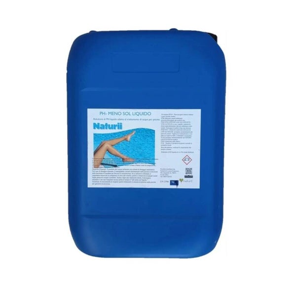 CORRETTORE PH- MENO MINUS SOL LIQUIDO RIDUTTORE LIQUIDO ACQUA PISCINA