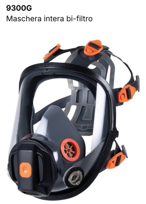 MASCHERA FACCIALE INTERA FILTRANTE BI FILTRO COFRA BAYONAIR L