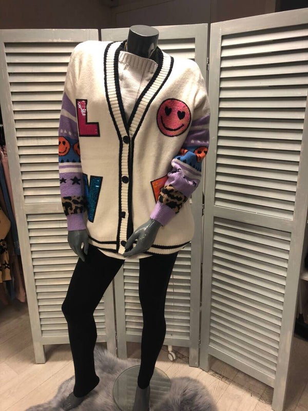 Love vest paillette kleuren