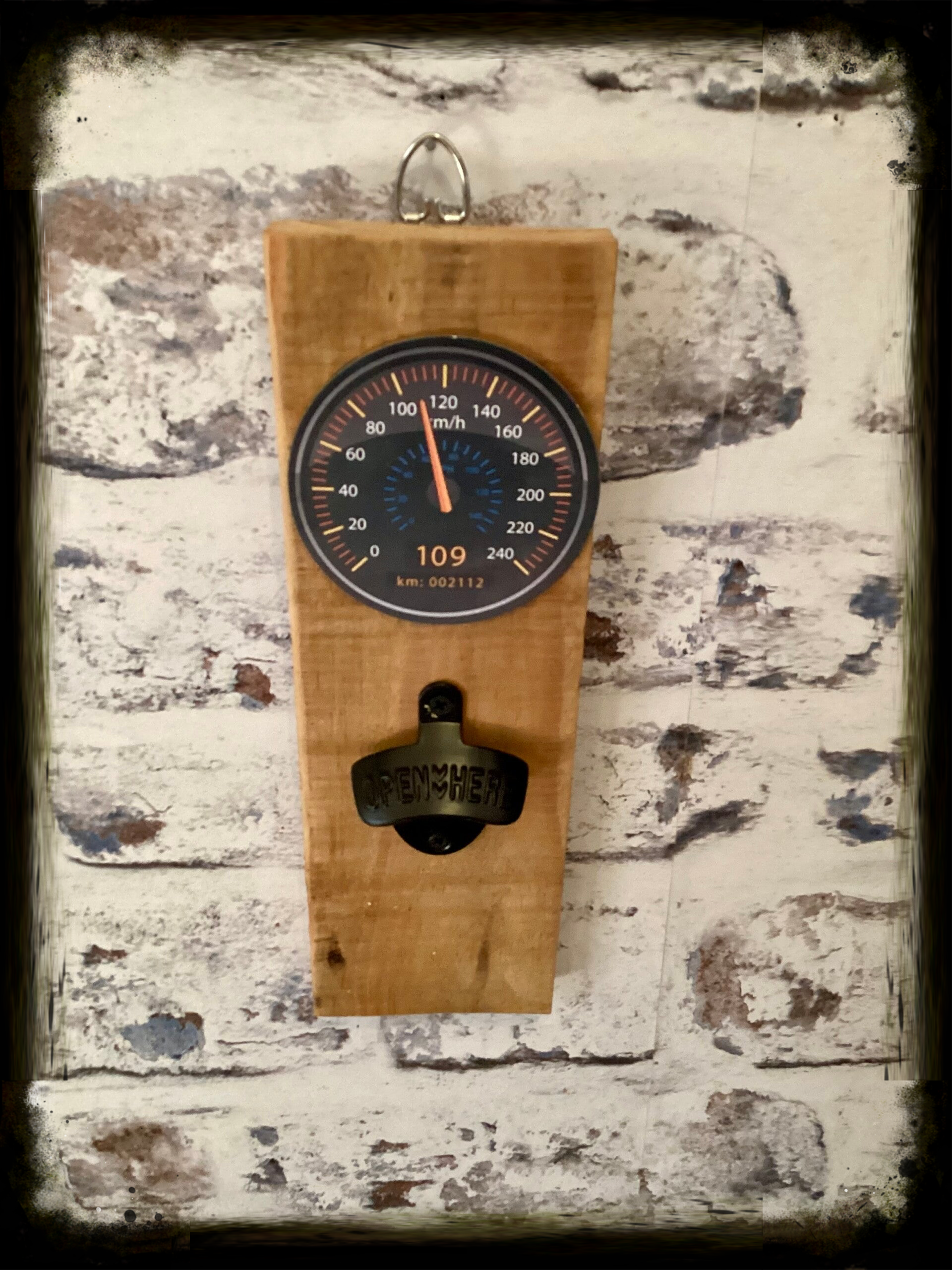 Rustic retro design wooden wall mounted bottle opener with speedo decor(3)