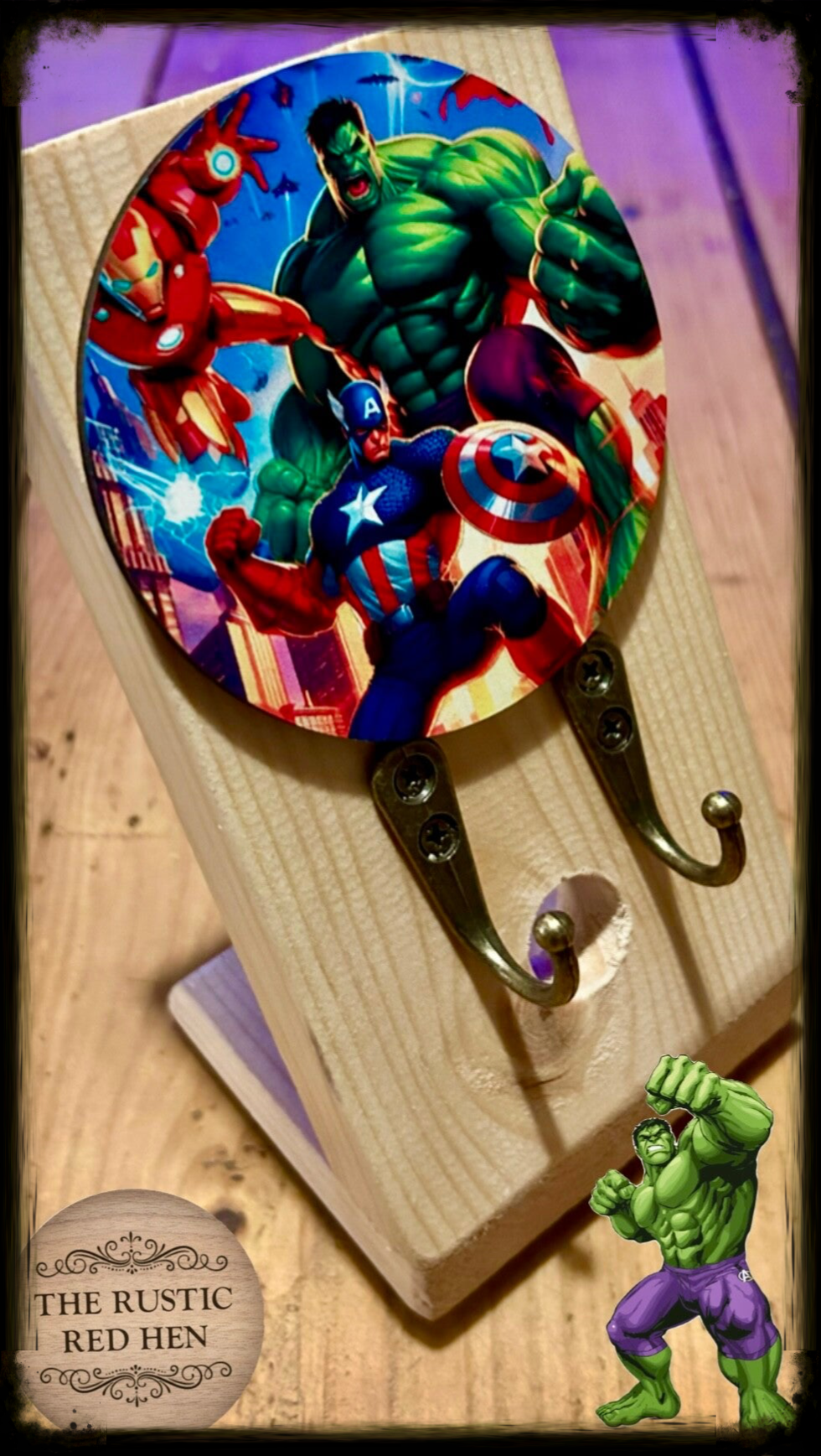 Reclaimed wood rustic mobile phone station