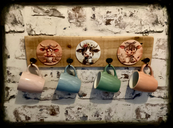 4 hook cup / mug hanger