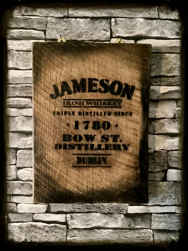 Reclaimed Oak wood rustic wall hanging