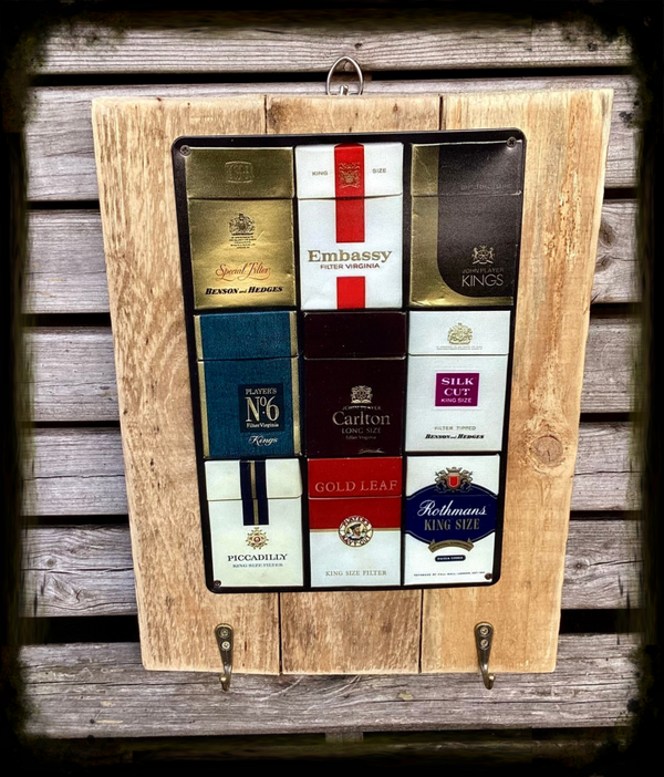 Reclaimed wood wall hanging