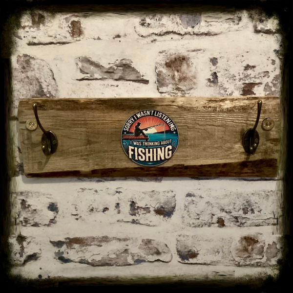 Coat hanger (sorry i wasn’t listening i was thinking about fishing).