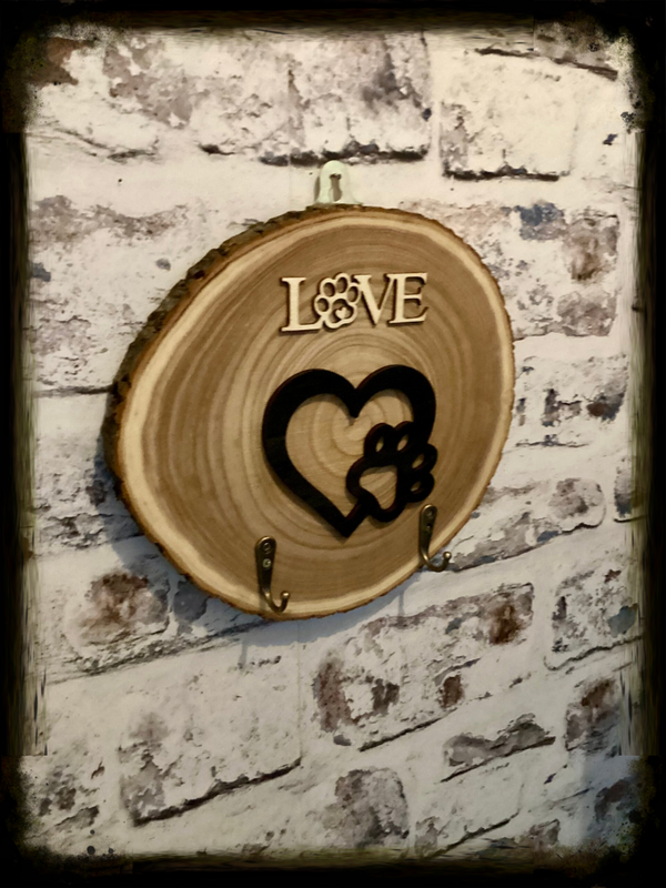 2 hook dog lead hanger