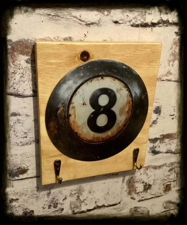 Rustic 2 hook wall hanging