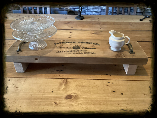 Rustic table riser