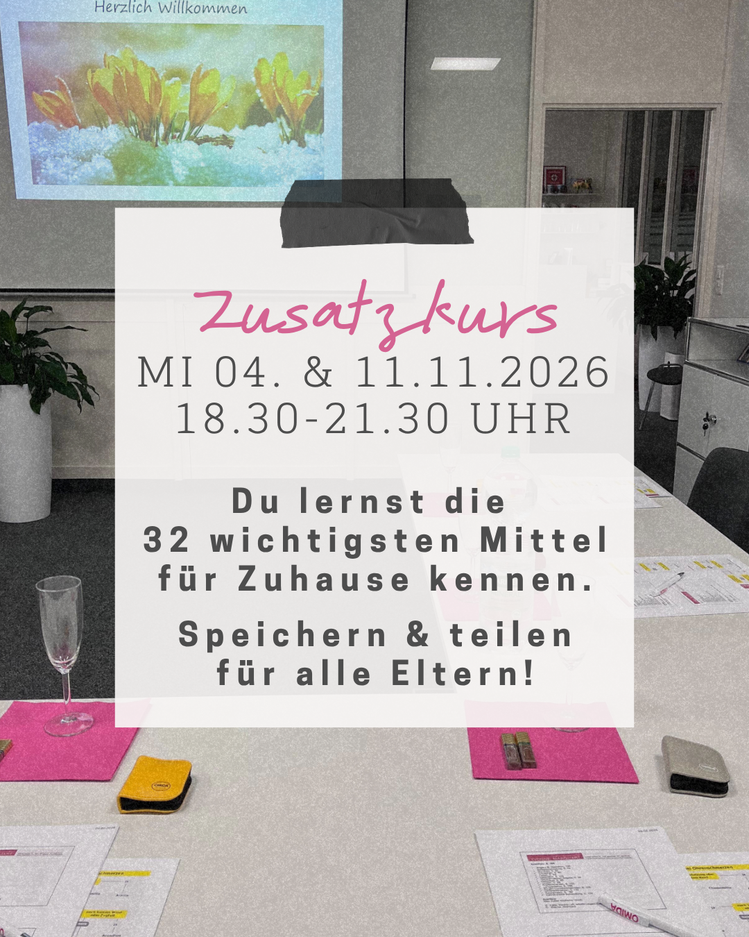 Kurs homöopathische Hausapotheke