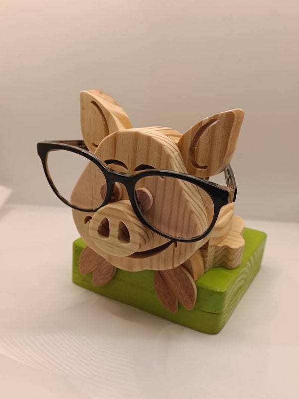Porte-lunettes modèle cochon