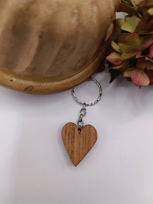 Porte-clés Coeur bicolore