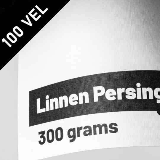 Blanco print of knutselvellen wit linnen persing 300gr A4