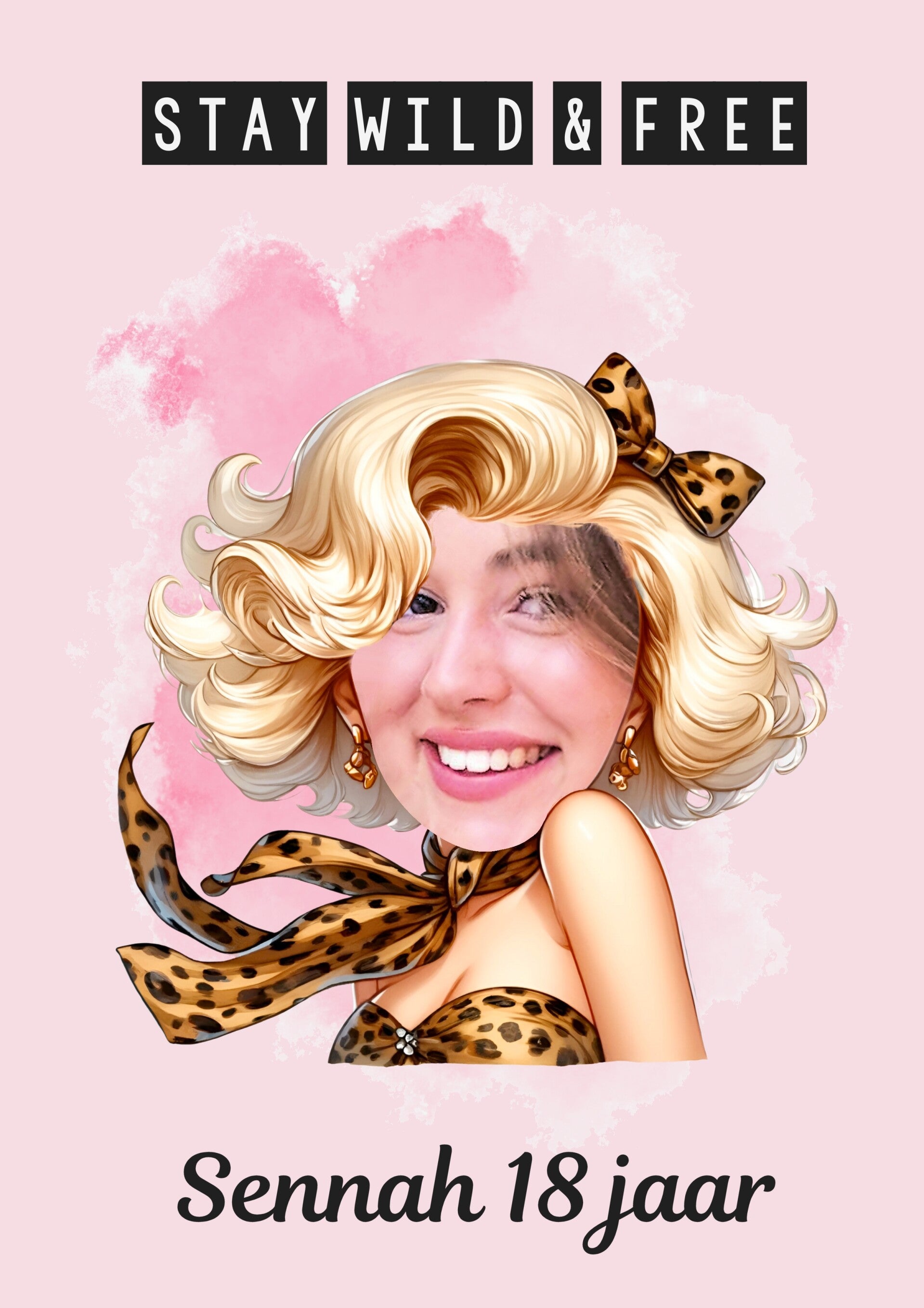 Verstuur een gepersonaliseerde XL feest kaart voor verjaardag en meer bij allerleileuks.nl