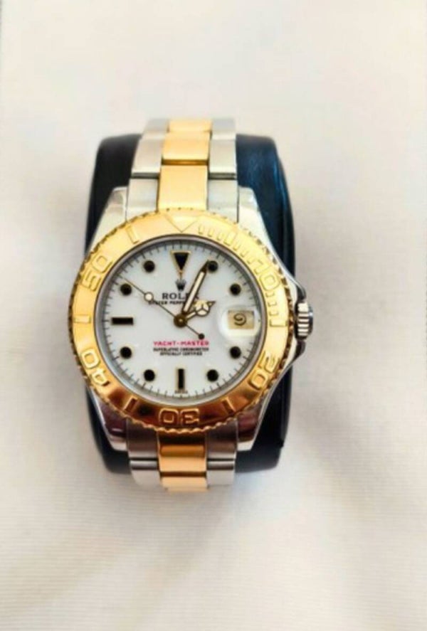 ROLEX GMT MASTER 1998 GOLD AND SILVER