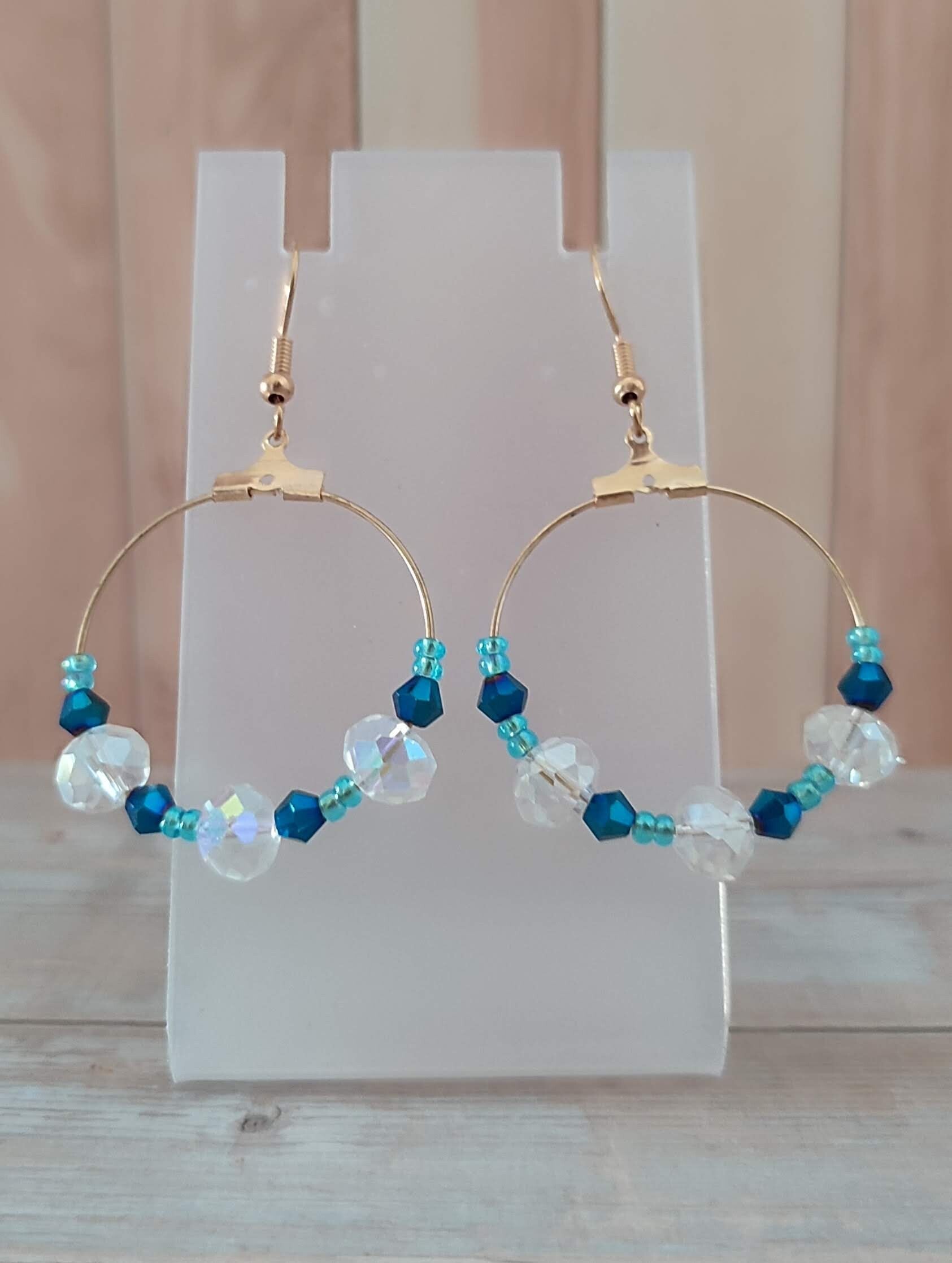 Boucles d'oreilles "Cristalia"