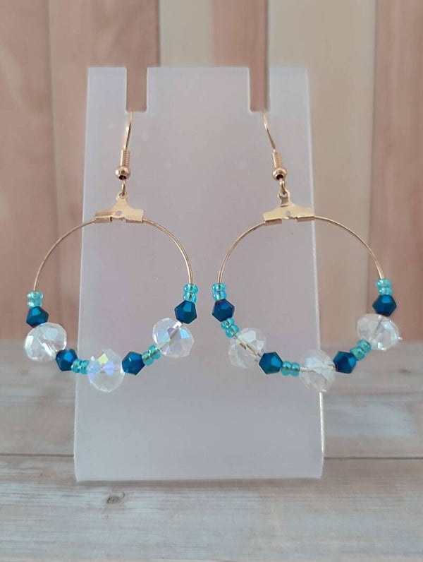 Boucles d'oreilles "Cristalia"