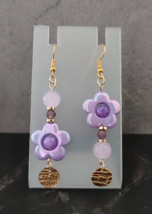 Boucles d'oreilles "Lavandia"