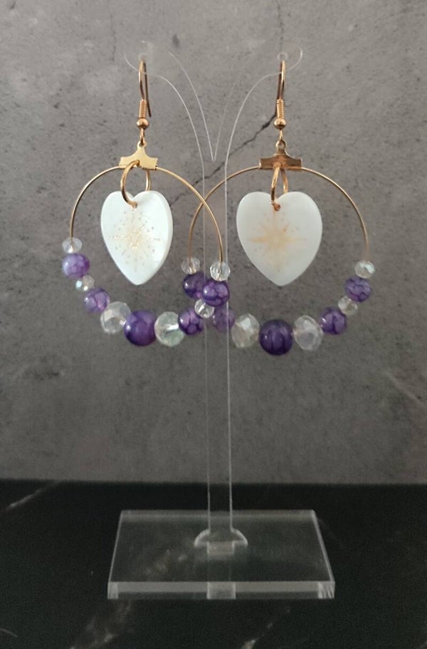 Boucles d'oreilles "Dragonia"