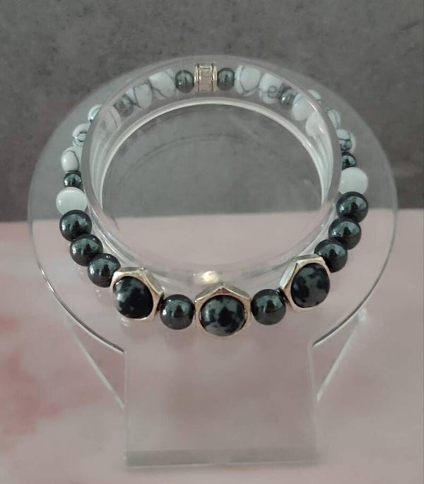 Bracelet "Obsidia"