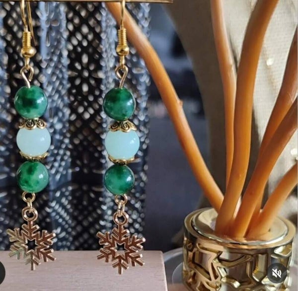 Boucles d'oreilles "Floconia"