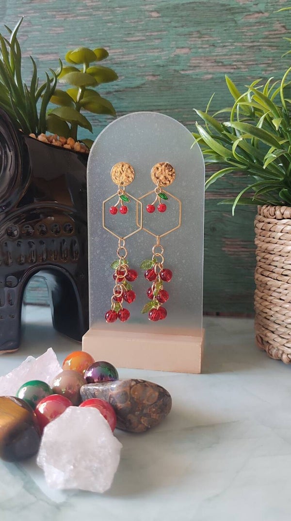 Boucles d'oreilles " Ciliegia"