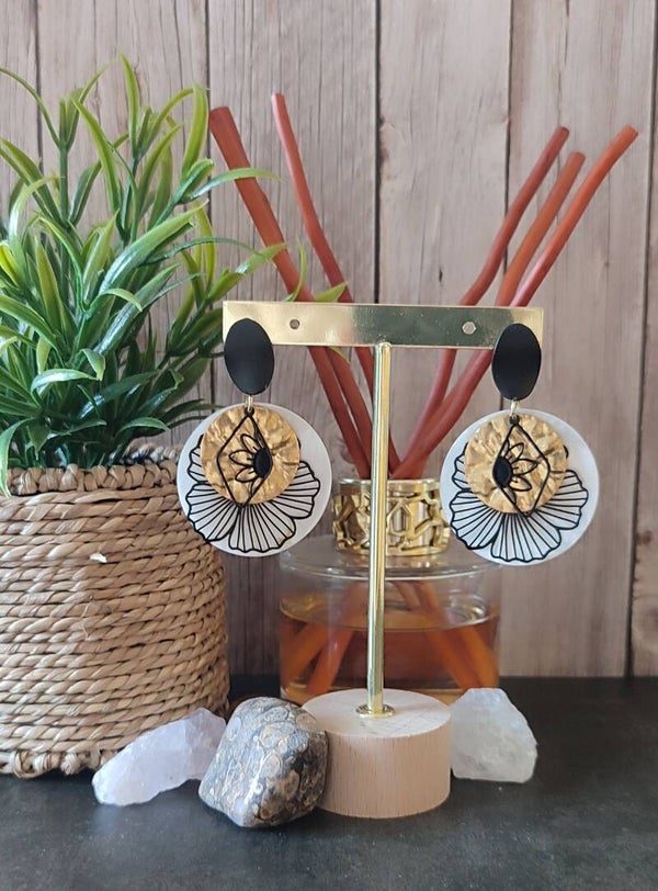 Boucles d'oreilles "Metalica"