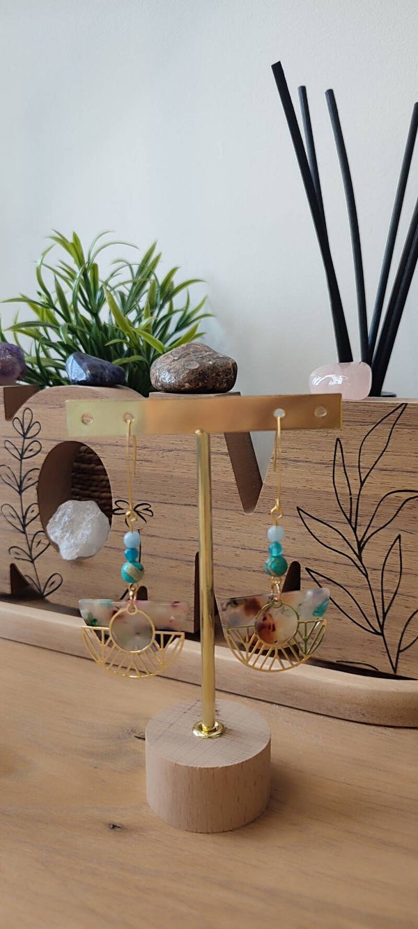 Boucles d'oreilles " Geometrica"