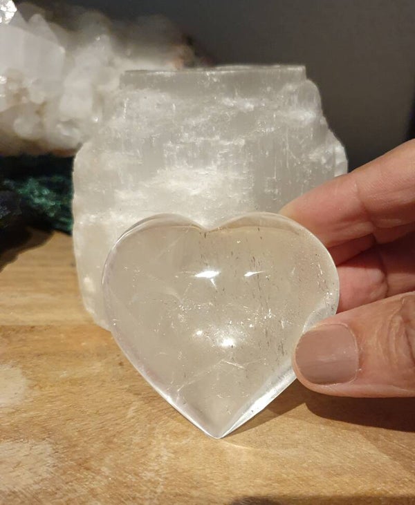 Bergkristal Hart 6cm