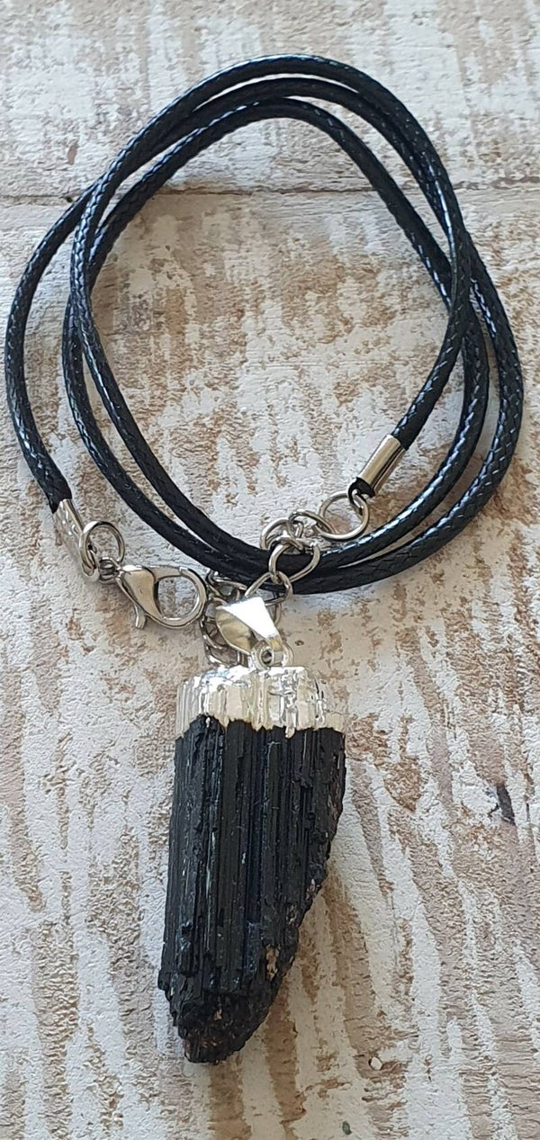 Zwarte toermalijn hanger