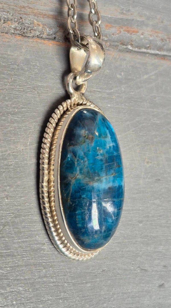 Apatiet Hanger Sterling Zilver