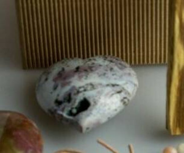 Oceaan Jaspis Hart met Druzy