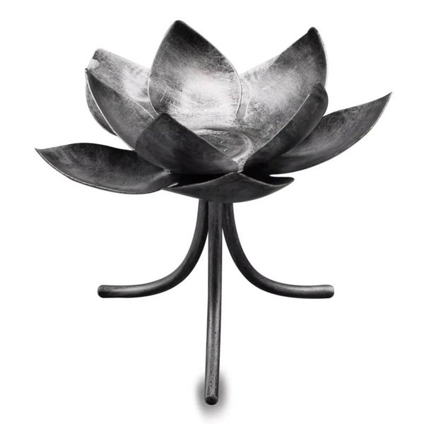 Lotus kaarsenstandaard metaal  (theelichtje)