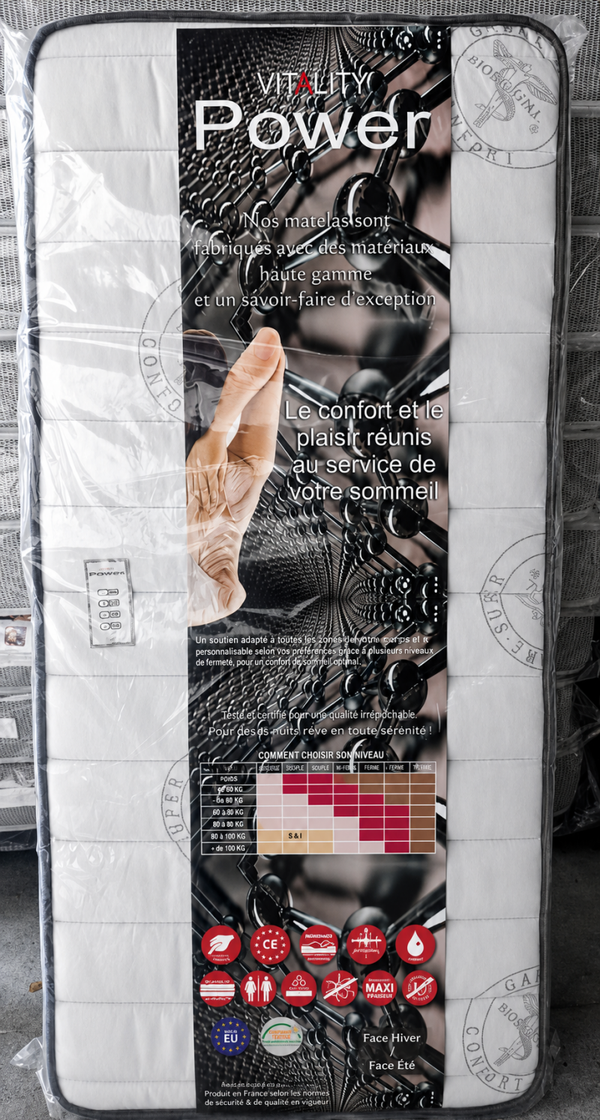 Matelas 90 x 190 vitality