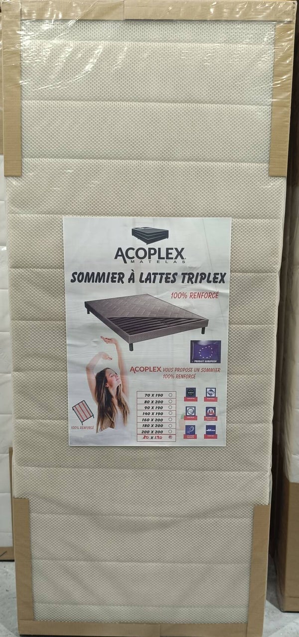 Sommier triplex 90x190